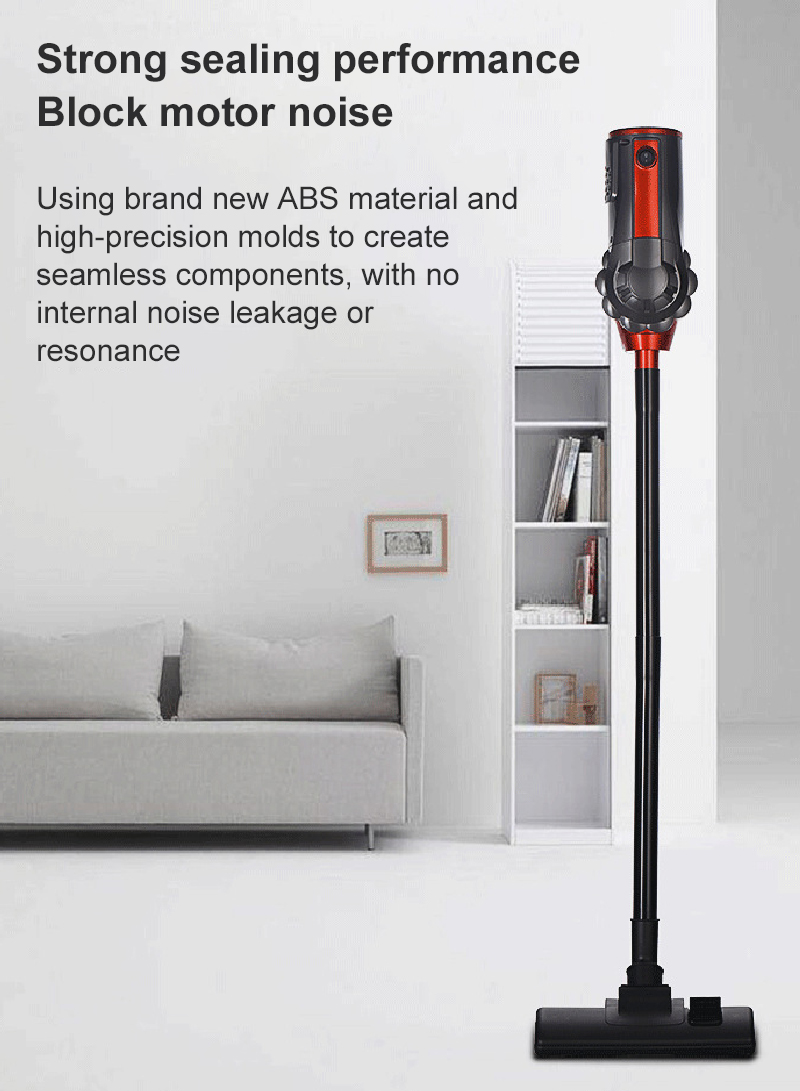 2-in-1 Wired Handheld Stick Upright Vacuum Cleaner with 5m Power Line 1.5L 600W 18000Pa