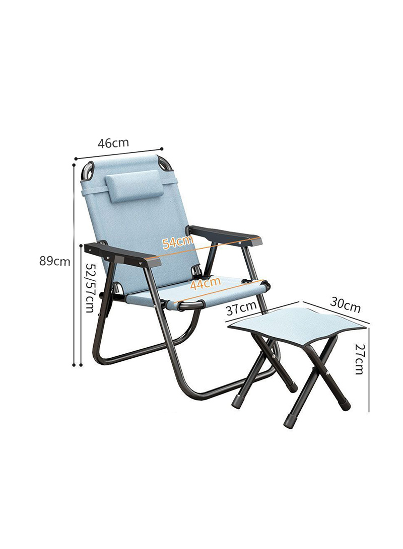 سوبر المحمولة كرسي ، كرسي في الهواء الطلق مع دواسة ، مناسبة للتخييم ، الشاطئ ، والتخييم 54 * 46 * 89cm