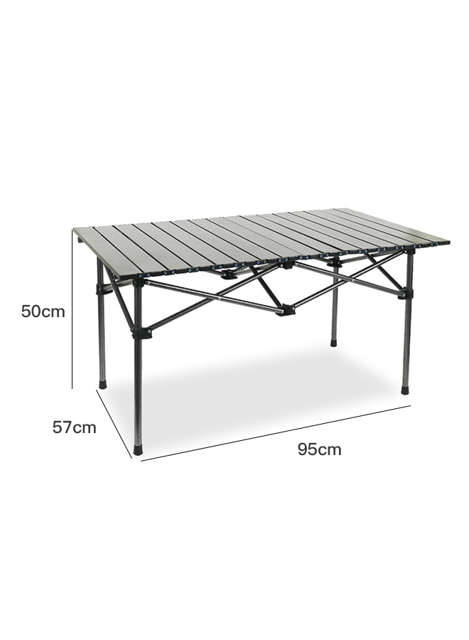 التخييم في الهواء الطلق طاولة قابلة للطي المحمولة 95 * 57 * 50cm