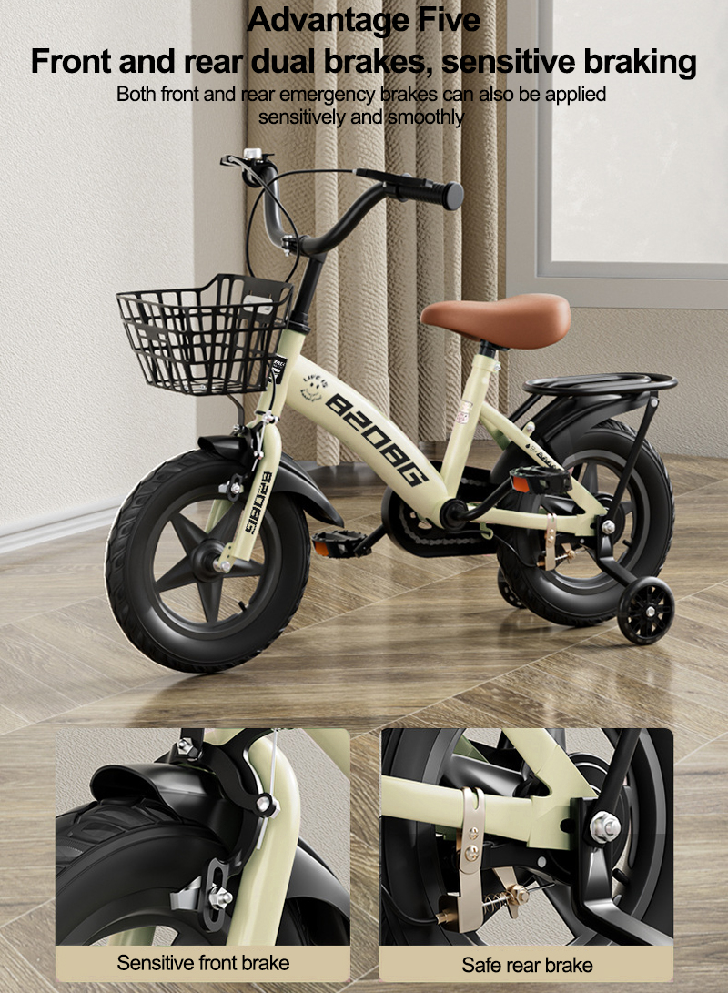 دراجة للأطفال الصغار والأطفال الذين تتراوح أعمارهم بين 2-9 ، 14 16 18 بوصة دراجة للأطفال مع عجلات التدريب و سلة نوع دراجة للأطفال