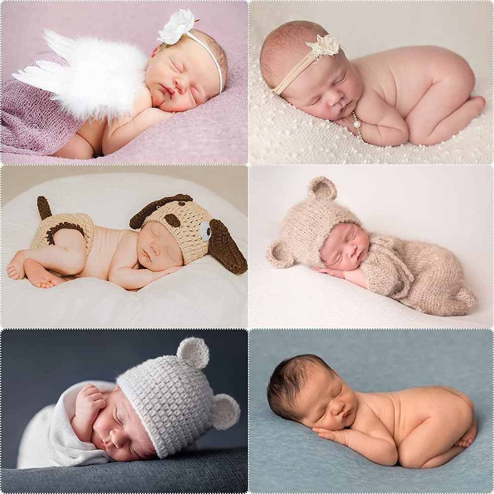 التصوير الفوتوغرافي للأطفال حديثي الولادة دعم التصوير الفوتوغرافي مساعدة شكل فراشة وسادة