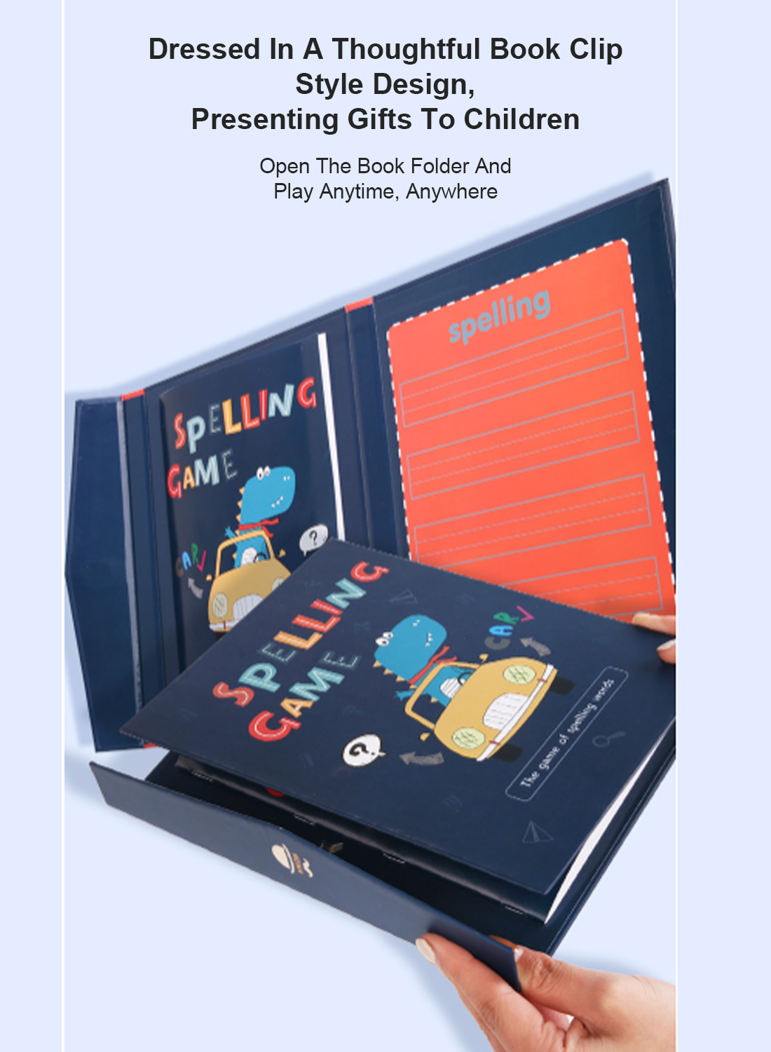 كتاب كليب نوع المغناطيسي كلمة لعبة تعليمية للأطفال في مرحلة الطفولة المبكرة في تعلم اللغة الإنجليزية