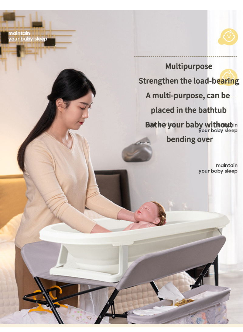 حفاضات الجدول طفل رضيع التمريض الجدول طفل حديث الولادة تغيير الجدول تدليك طاولة حمام اللمس متعددة الوظائف قابلة للطي