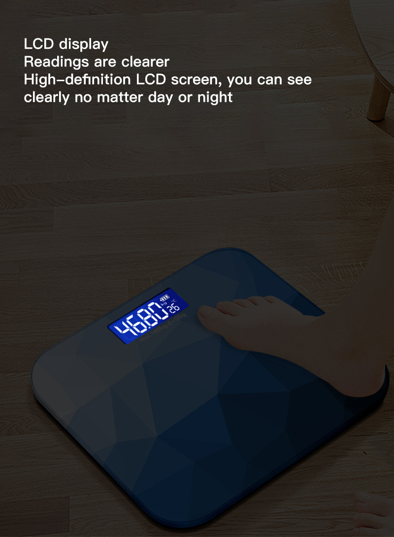 مقياس الوزن ، مقياس الحمام الرقمية للاستخدام البشري ، والأكثر دقة تصل إلى 0.05 جنيه ، عرض LED مشرق ورقم واضح كبير ، ونوعية الترقية للاستخدام المنزلي الآمن للمسنين ، 180kg