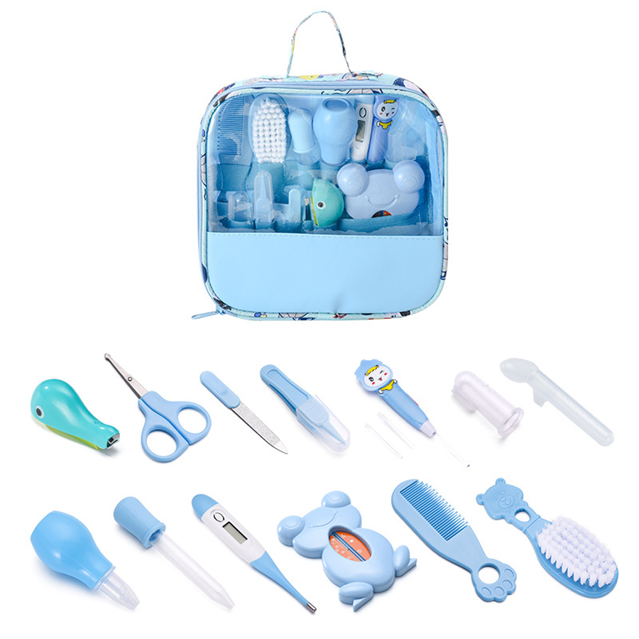 13 قطعة مجموعة من أدوات العناية بالطفل ، مسمار كليبرز ، فرشاة الأسنان ، مشط ، فرشاة أدوات الرعاية