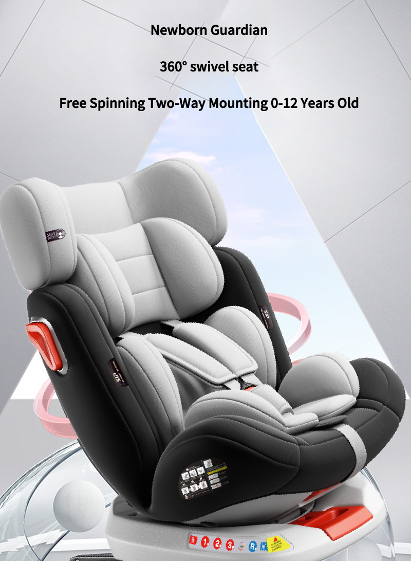 طفل مقعد عربة طفل 0-12 سنة - 3-4 سنوات 360 تدوير جديد