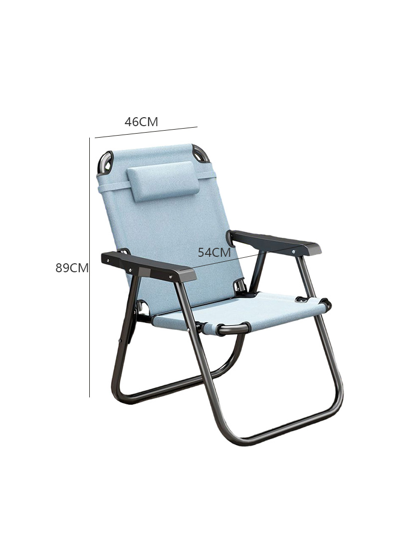 سوبر المحمولة كرسي في الهواء الطلق للطي ، مناسبة للتخييم ، الشاطئ ، والتخييم 54 * 46 * 89cm