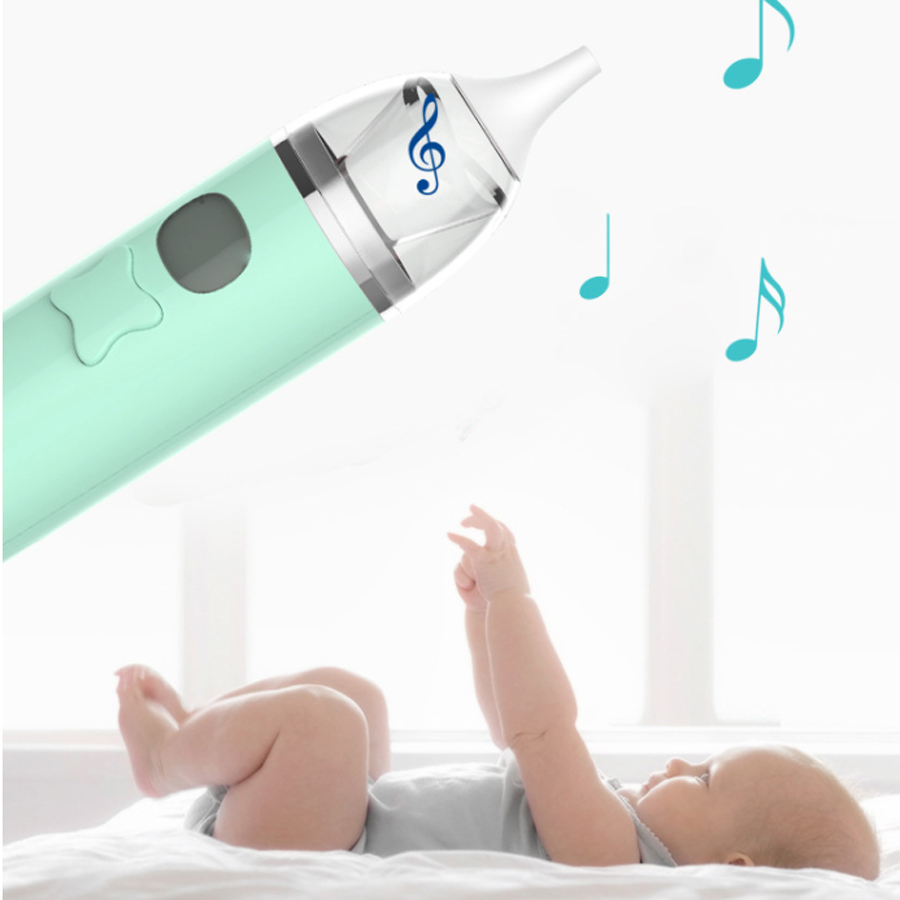 نوع جديد من الموسيقى جهاز شفط الأنف للأطفال حديثي الولادة الكهربائية نظافة الأنف المخاط