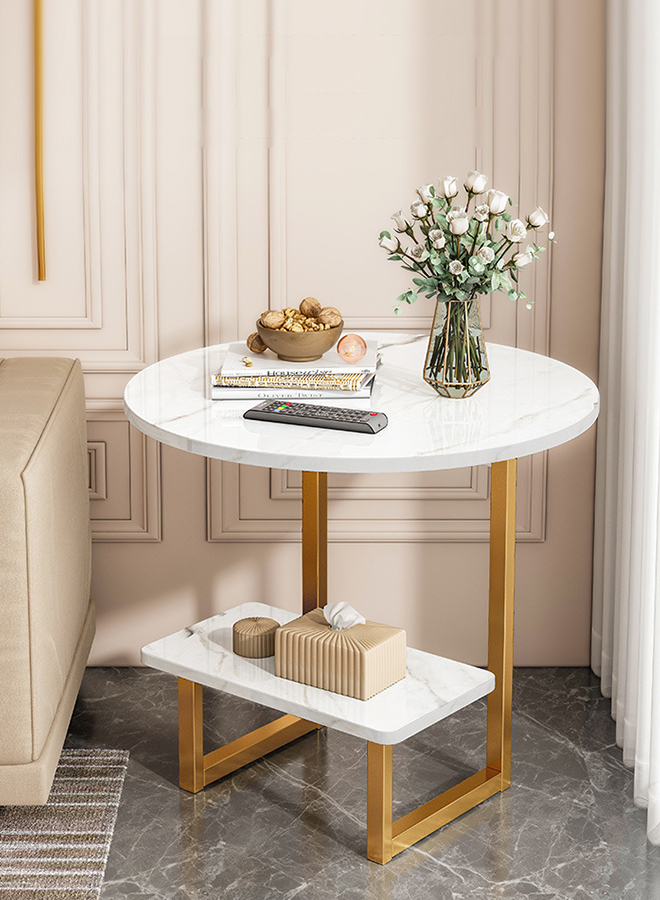 شاربدو طاولة جانبية أريكة طاولة القهوة يهز غرفة طاولة القهوة الفاخرة شمال أوروبا G - طبقة مزدوجة طاولة صغيرة