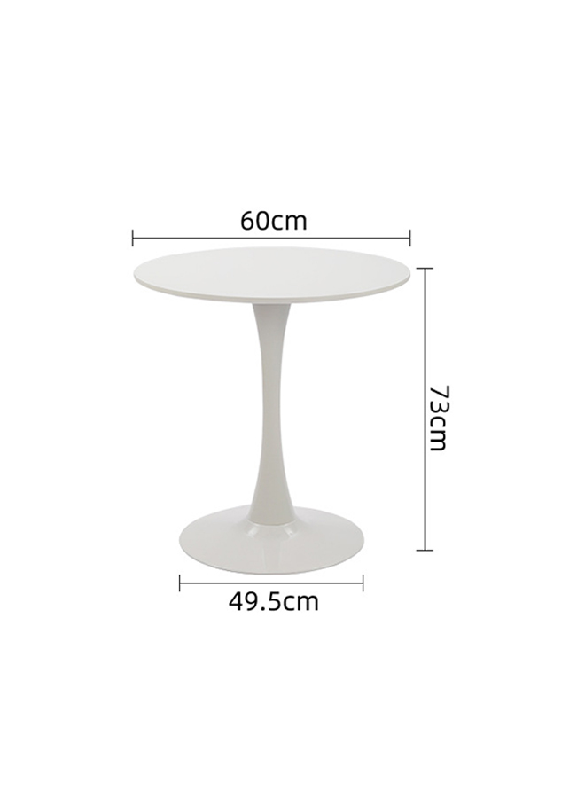 المائدة المستديرة الصغيرة في شمال أوروبا نمط بسيط 49.5 * 60 * 73cm