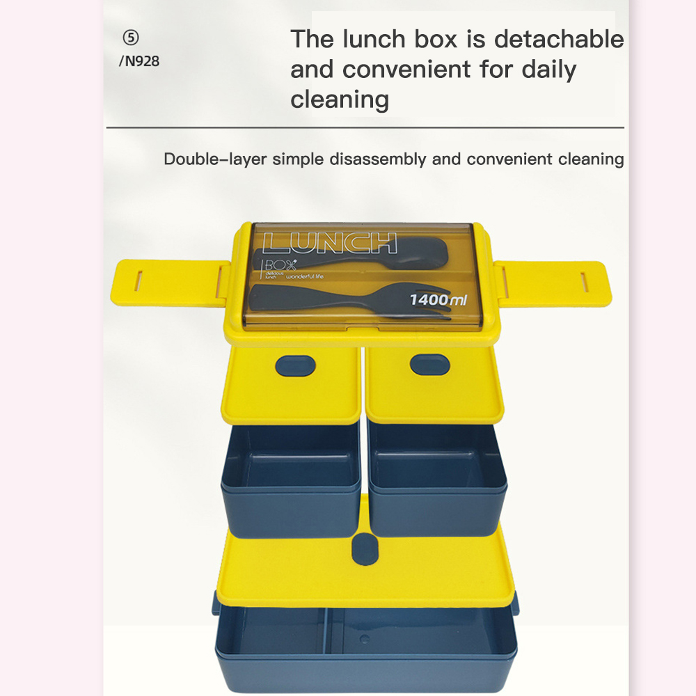 Two-layer Insulated Lunch Box