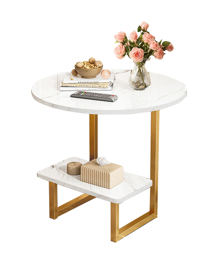 شاربدو طاولة جانبية أريكة طاولة القهوة يهز غرفة طاولة القهوة الفاخرة شمال أوروبا G - طبقة مزدوجة طاولة صغيرة