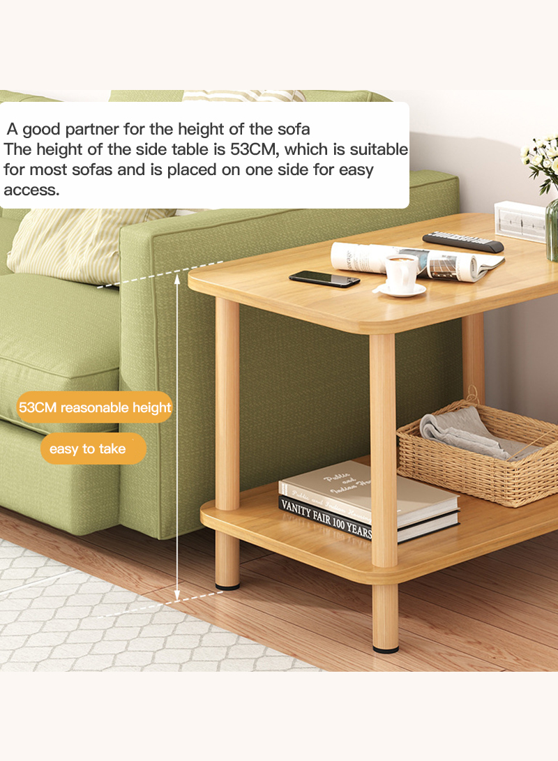 مزدوجة أريكة طاولة جانبية ضيقة طاولة جانبية طاولة السرير طاولة القهوة تحتل مساحة صغيرة متعددة الأغراض