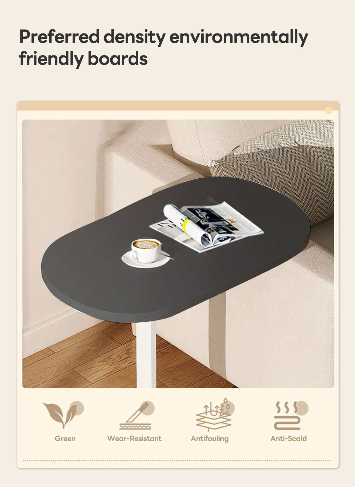 بسيطة غرفة المعيشة شقة صغيرة نوع ج طاولة جانبية السرير طاولة القهوة 45 * 30 * 60 سم