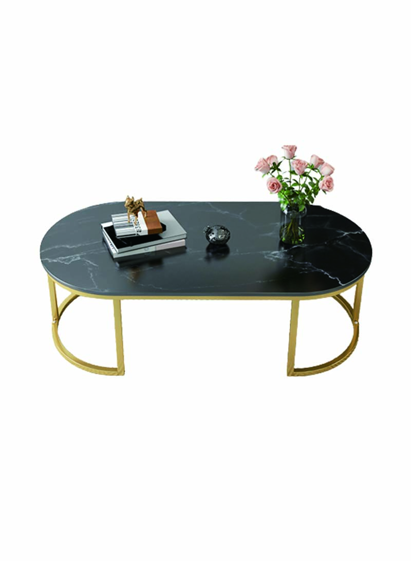 تصميم عصري فاخر طاولة القهوة غرفة المعيشة مع مساحة التخزين جولة الرخام تصميم طاولة السرير