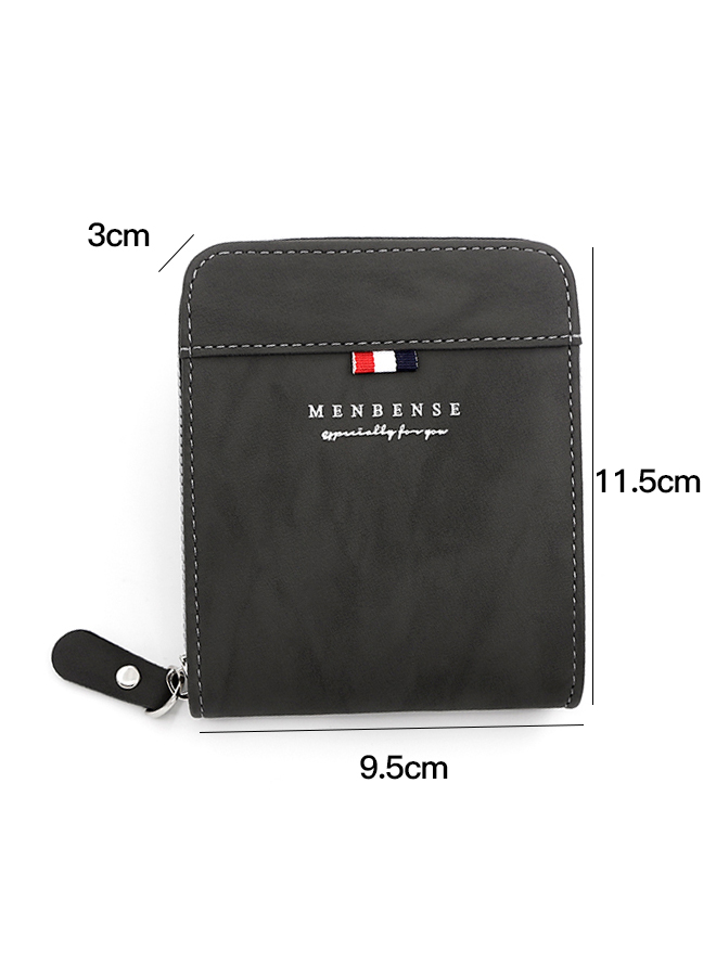 رجل محفظة محفظة قصير بطاقة حقيبة حقيبة يد بطاقة 11.5 * 9.5 * 3cm
