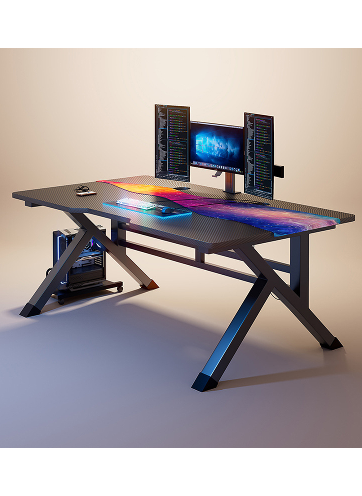 ألعاب القوى الإلكترونية طاولة الكمبيوتر 120 * 60 * 75cm