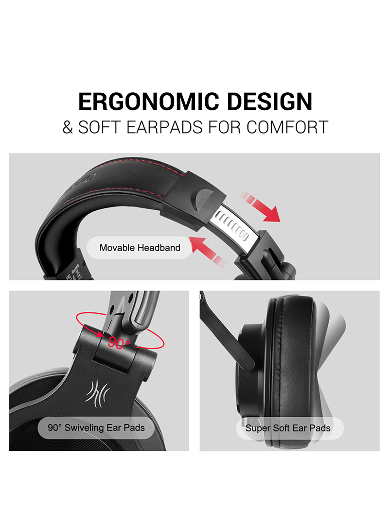 A71 عالية الدقة تسجيل استوديو سماعات الرأس مع منفذ مشترك السلكية سماعات الأذن ، والمهنية رصد وخلط