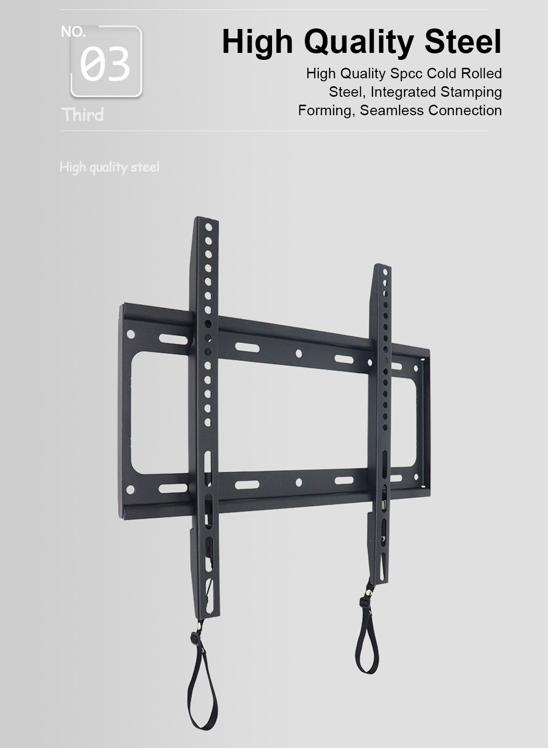 TV Wall Mount Bracket for 26 to 65 Inch Flat Screen LED, LCD TV’S Low Profile, Fixed and Space Saving TV Bracket