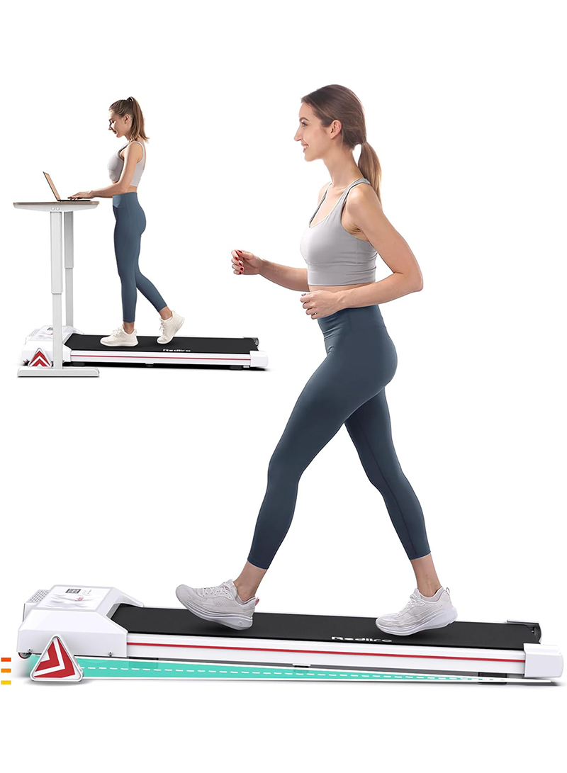 Portable Treadmill with Remote Control 0.5-6.0 KM/H, Suitable for Home Offices, No Installation Required