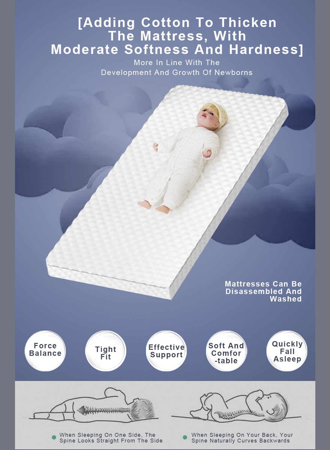 متعددة الوظائف قابلة للطي سرير الطفل ، منقولة والمحمولة سرير الأطفال حديثي الولادة ، سرير الأطفال حديثي الولادة ، فسيفساء سرير كبير